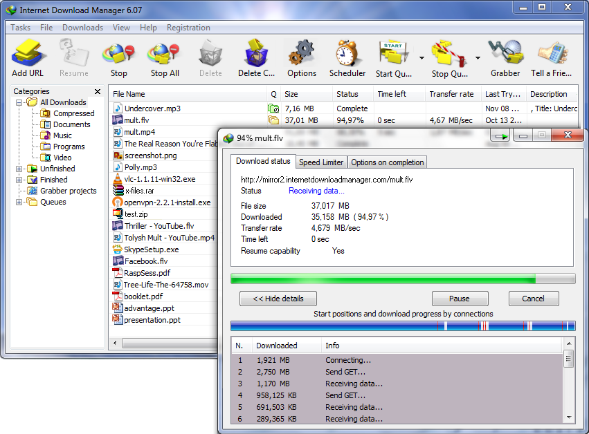 Internet Download Manager 6.10 Full Crack