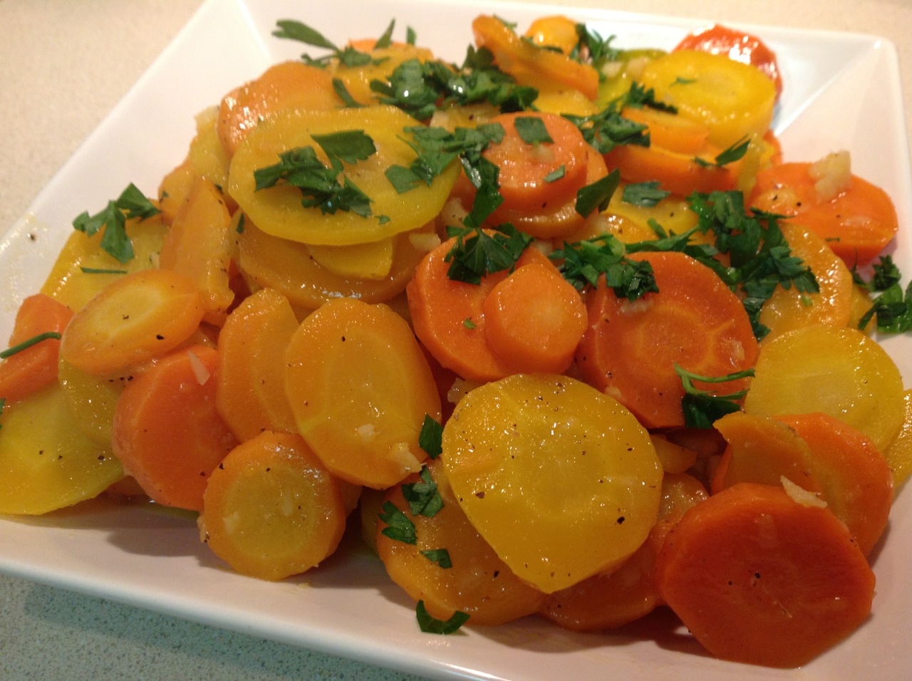Cook In / Dine Out HoneyGinger Glazed Carrots