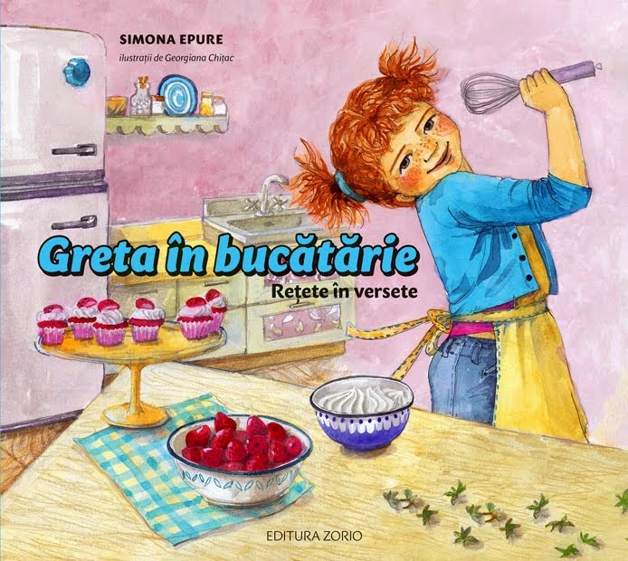 Greta in bucatarie - poezii, retete si desene