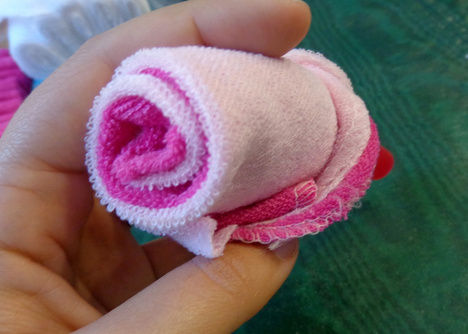 DIY for Mommies Washcloth Roses