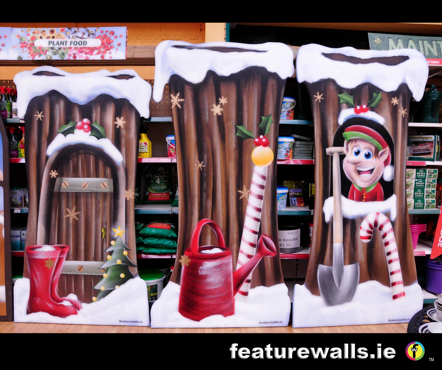 Mural Painting Professionals featurewalls.ie Christmas Murals and