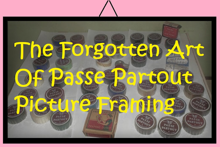 The Forgotten Art Of Passe Partout Picture Framing...