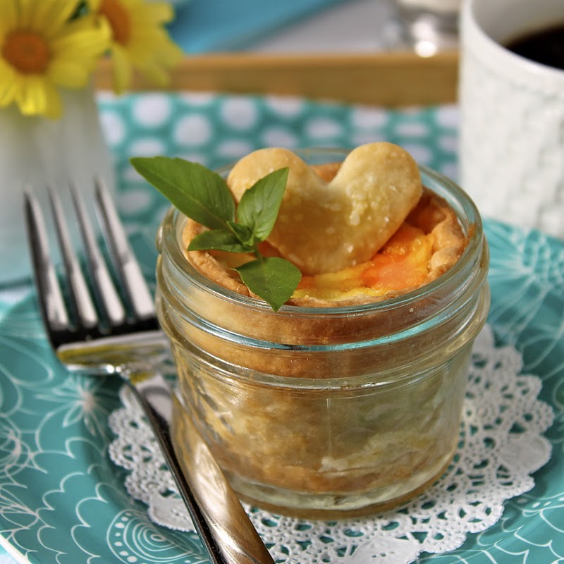 Quiche in a Jar 2 With a Pastry Crust The Café Sucre Farine