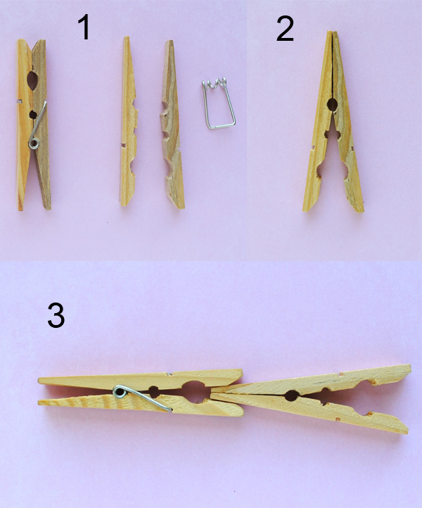 zakka life Craft Clothespin Easel