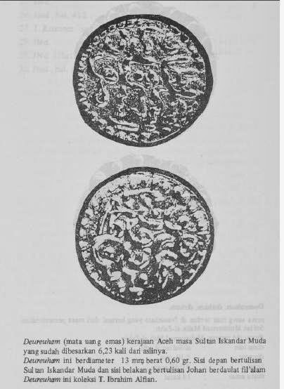 Pustaka Musbir Mata Uang Kerajaan Di Aceh
