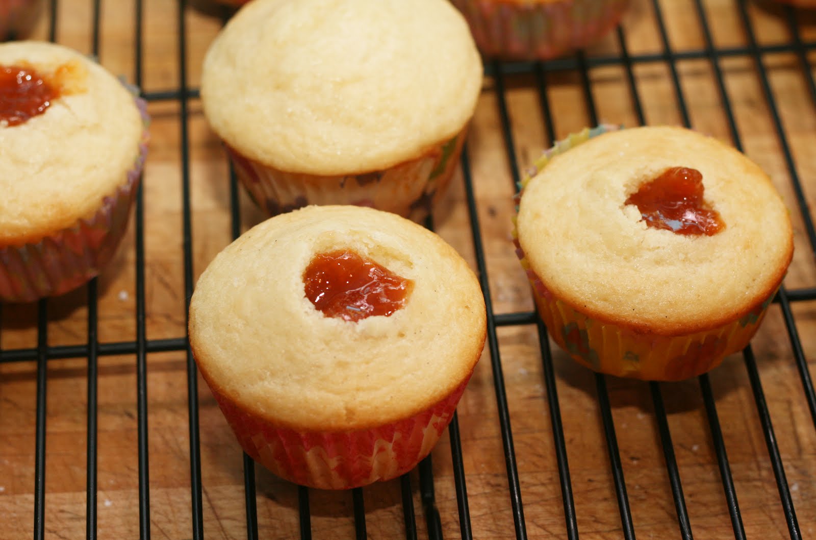 Apricot Filled Vanilla Cupcakes Coconut & Lime