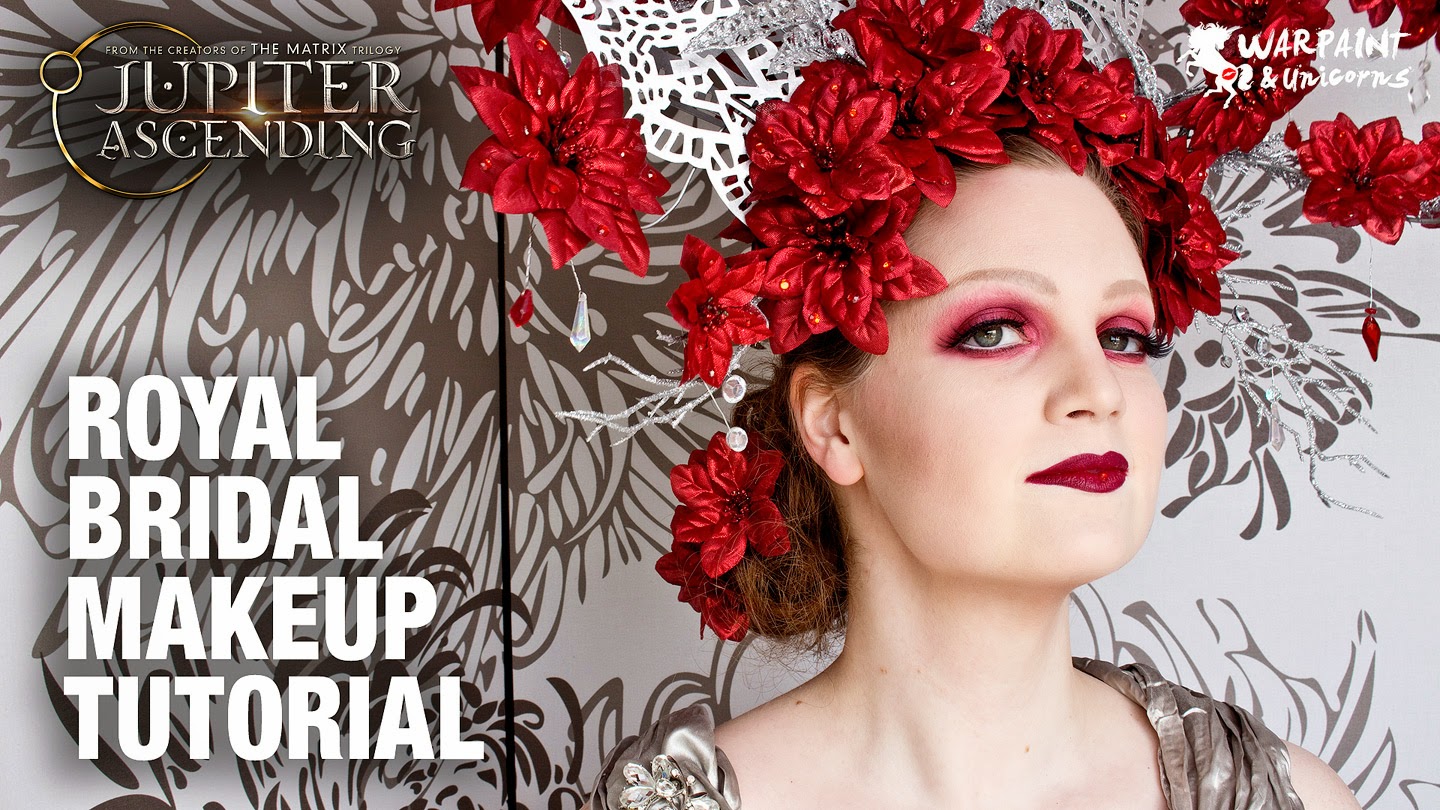 WARPAINT and Unicorns Jupiter Ascending Royal Bridal Makeup Tutorial