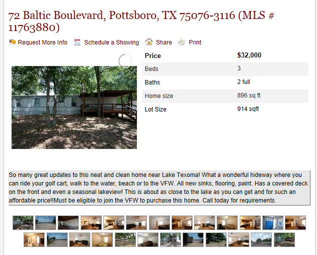 VFW Home at Lake Texoma