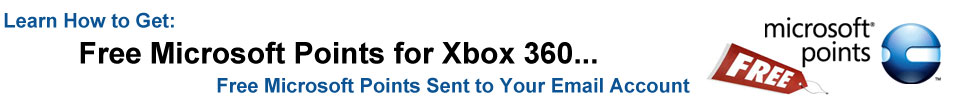 Microsoft Points for Xbox 360| Free!!!