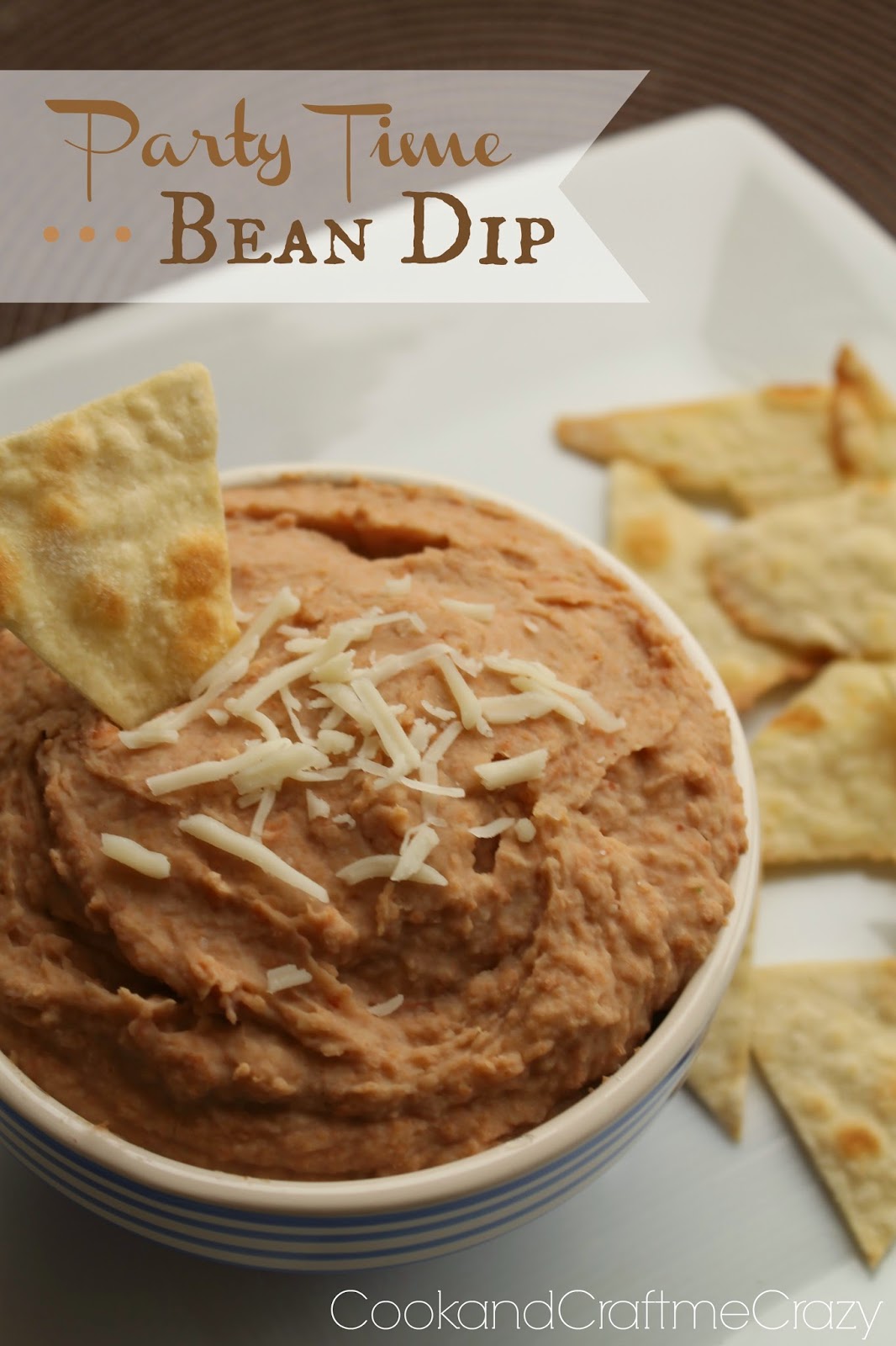 Cook and Craft Me Crazy Party Time Bean Dip