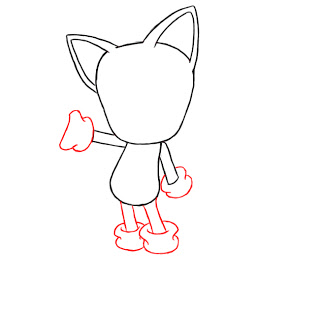 Como desenhar o Tails amiguinho do Sonic - passo a passo 