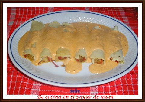 Creps Rellenos De Bacalao
