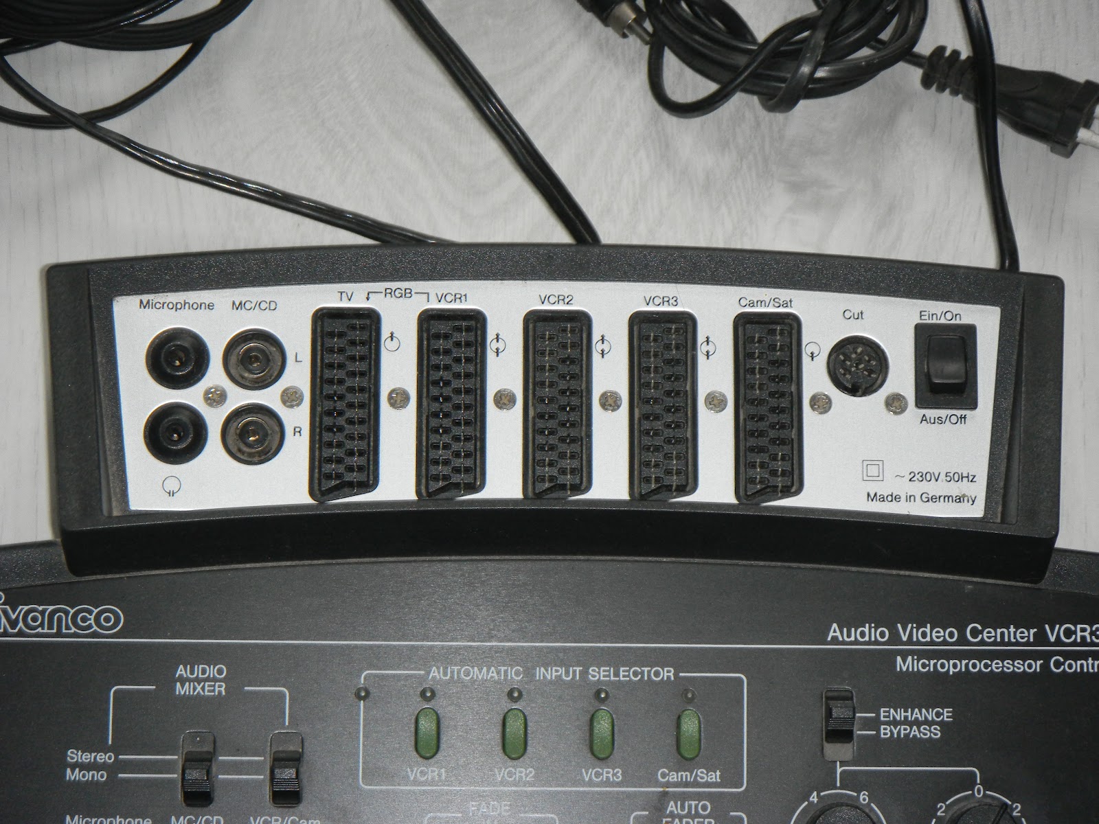 Infrequent Sound [sex.tex] technology VIVANCO Audio Video Center VCR 3046