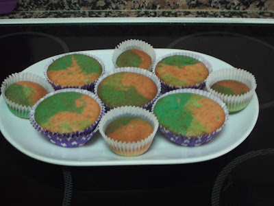 Cupcakes de colores