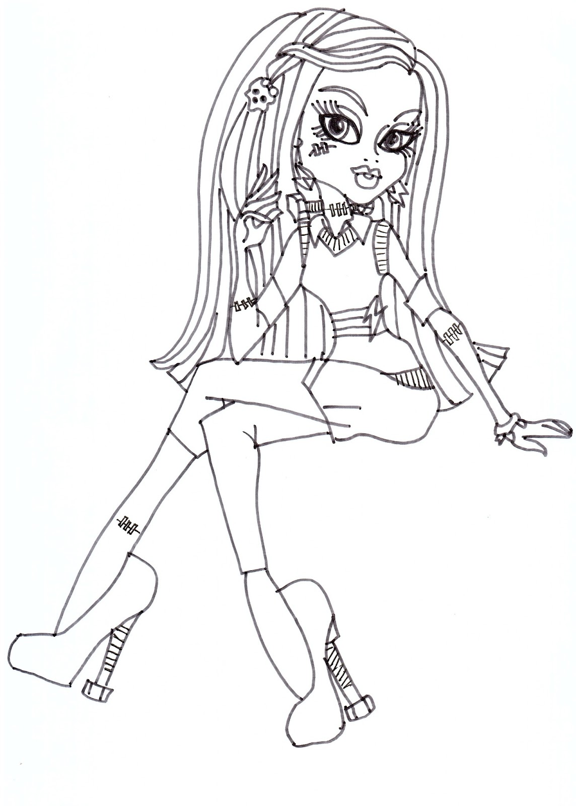 Free Printable Monster High Coloring Pages: March 2013
