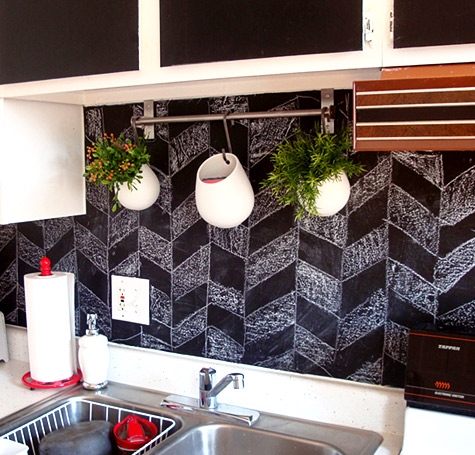 Inspired whims: creative and inexpensive backsplash ideas