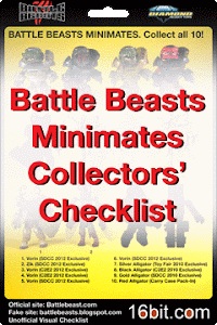 Battle Beasts Minimates Checklist