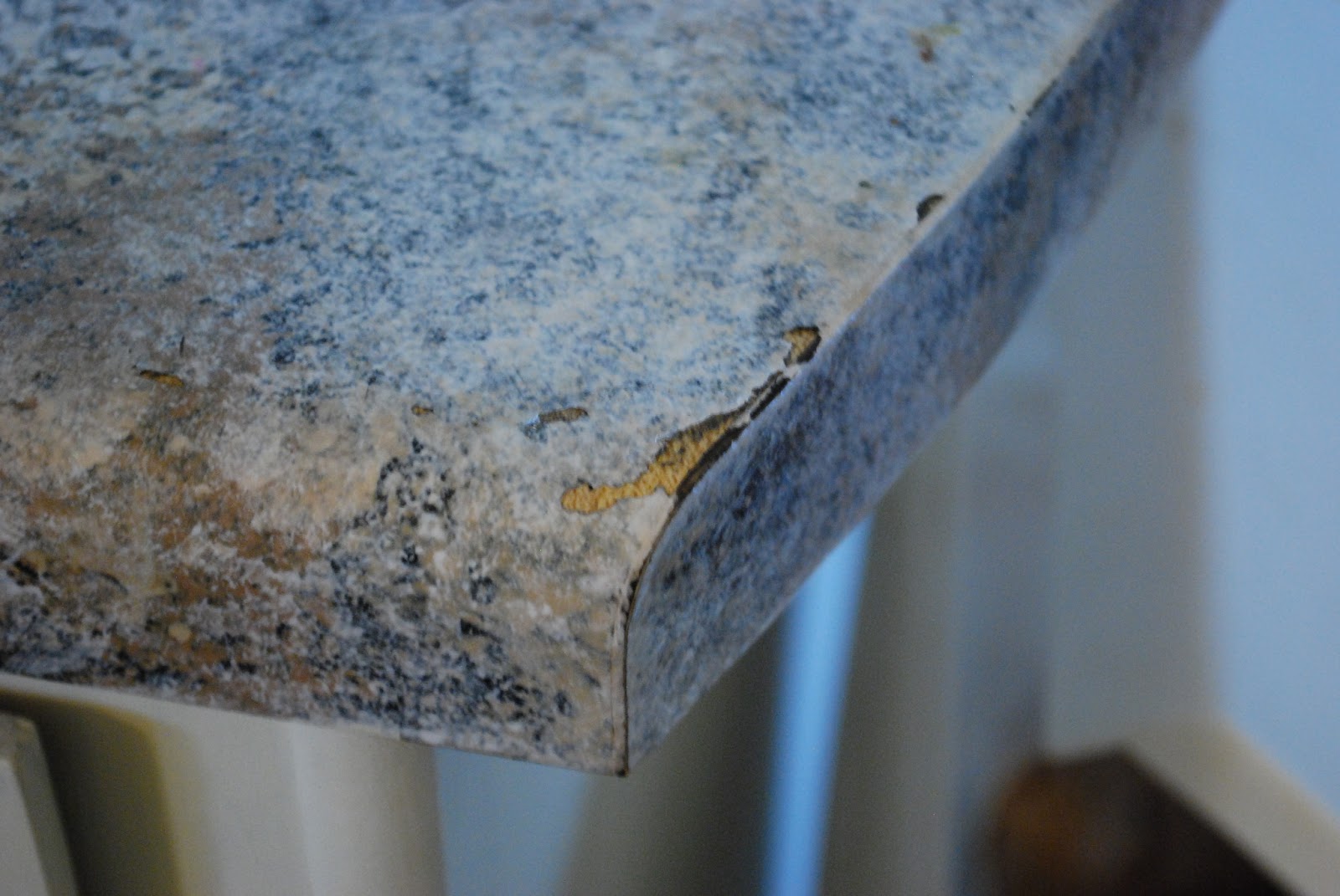 ... not cleaned up immediately, which causes the paint to soften and peel