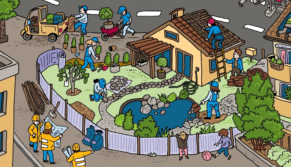 Fragmente Wimmelbild