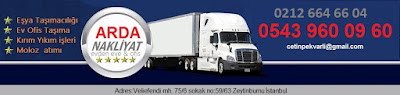 Arda Nakliyat Evden Eve Nakliyat 0543 960 09 60 Istanbul Avrupa Yakasi Nakliyeciler Firmalari