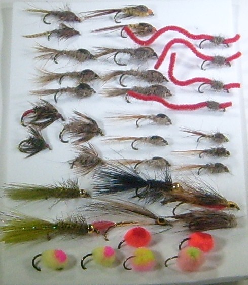 Chuck Kashner custom tied flies