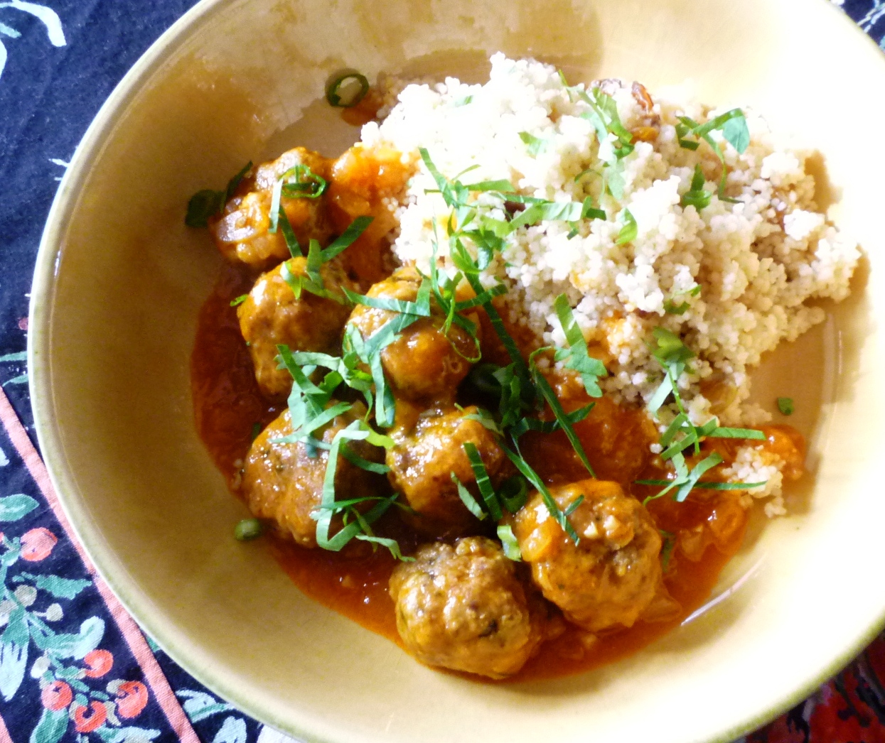 For Love of the Table Tunisian Spiced Lamb Meatballs