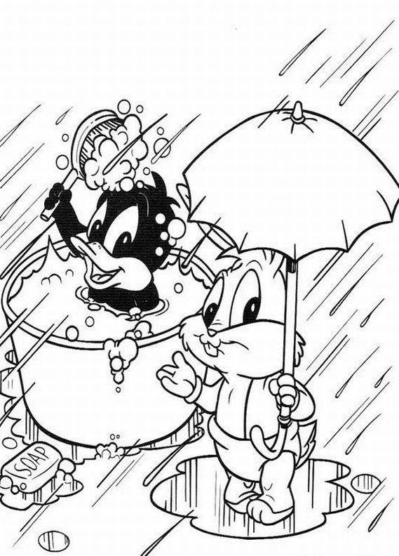Baby Looney Tunes Coloring Pages | Learn To Coloring