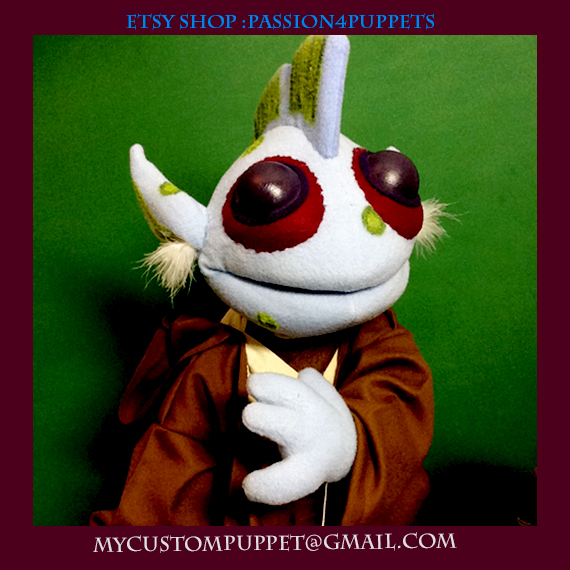 PASSION 4 PUPPETS New star wars inspired Alien puppet CUSTOM PUPPET