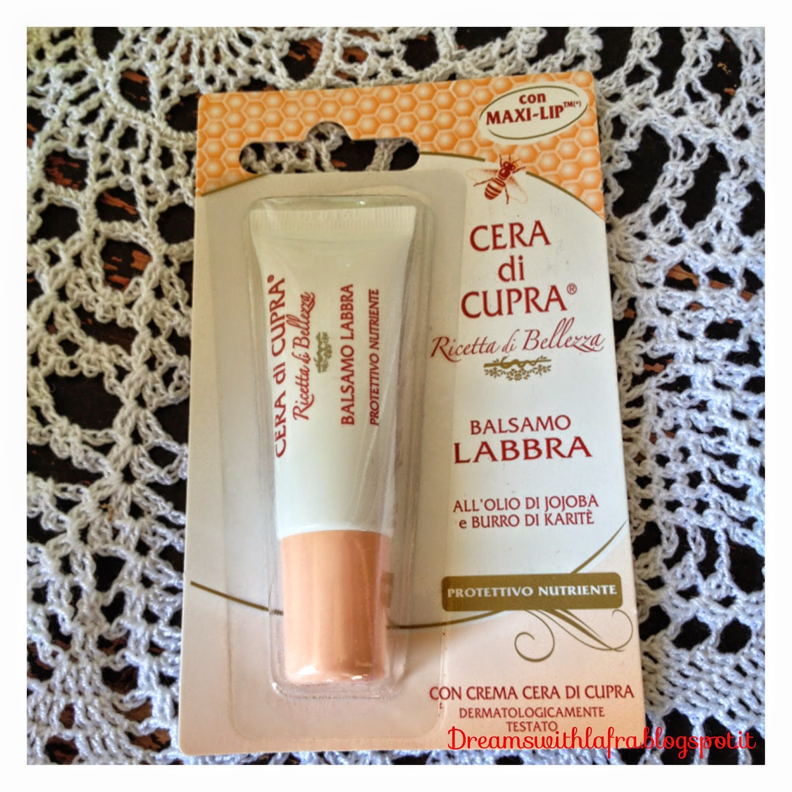 cera di cupra,balsamo protettivo e nutriente all'olio di jojoba e burro di karitè http://dreamswithlafra.blogspot.it