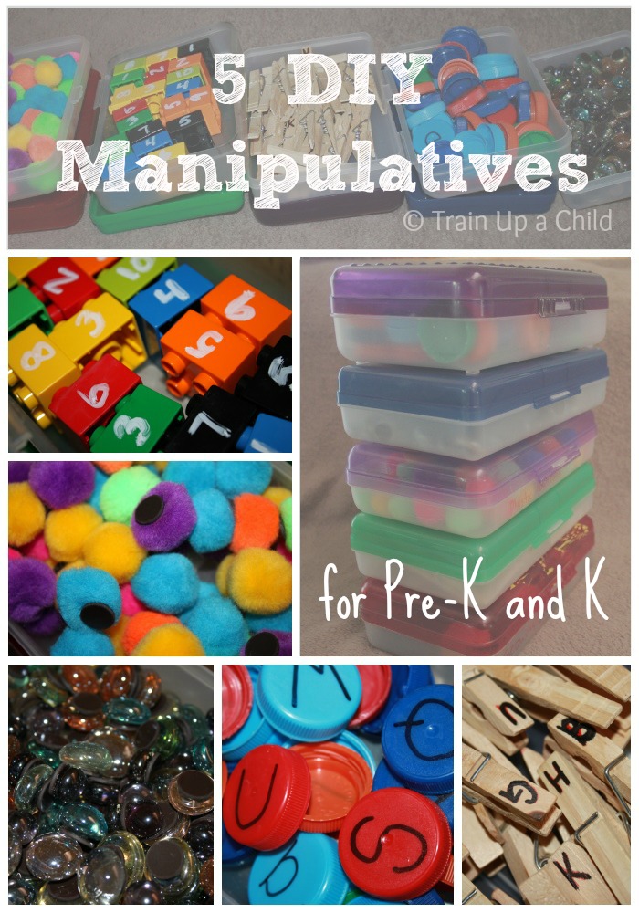 5 DIY Manipulatives for Preschool and Kindergarten ~ Learn Play Imagine