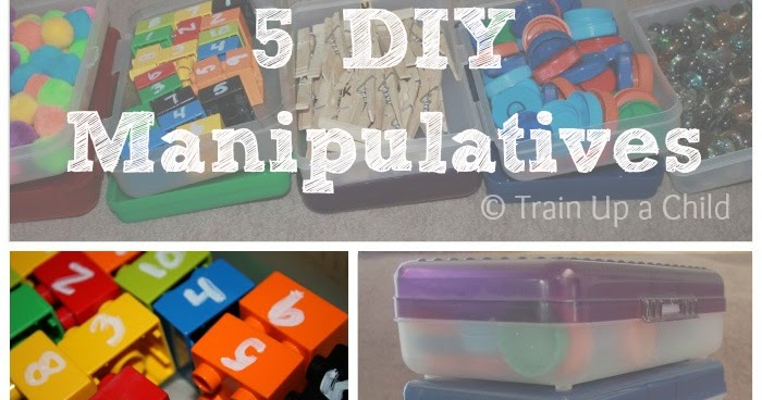 5 DIY Manipulatives for Preschool and Kindergarten ~ Learn Play Imagine