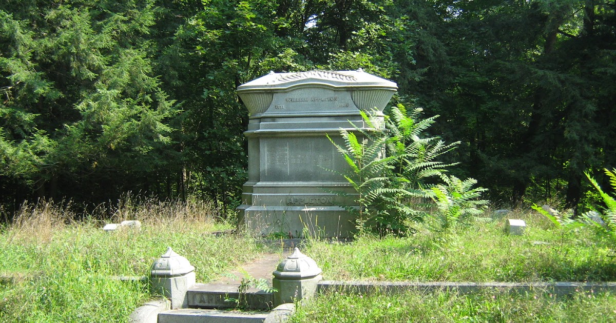 Albany Rural Cemetery Beyond The Graves The Appleton Monument