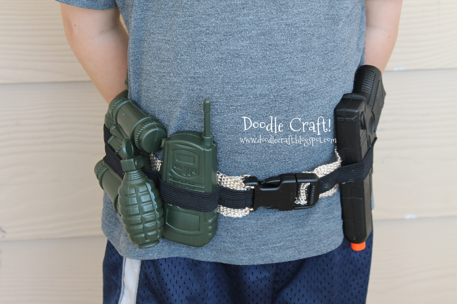 Doodlecraft DIY Army GUN and Tool Utility Belt