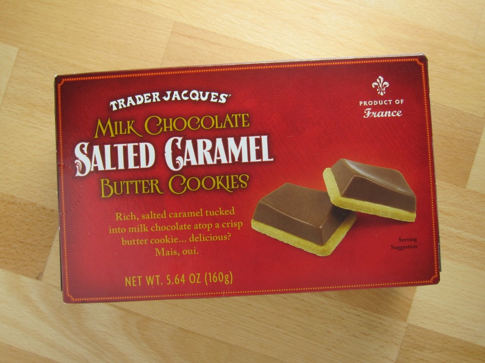 Review Trader Joe's Milk Chocolate Salted Caramel Butter Cookies