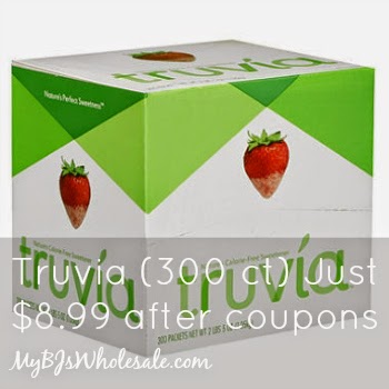 Scenario: Truvia (300 ct) Just $8.99 after Coupons at BJ's