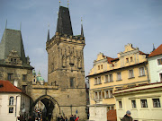 In Latin, it is Praga. We took the train from Berlin to Prague, . (img )