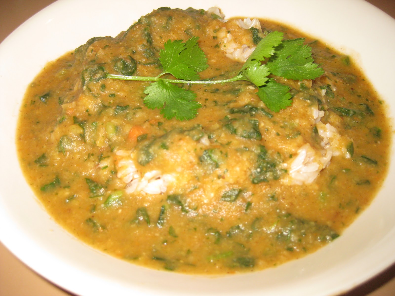 Bay Area Vegetarian Curried Split Pea Soup