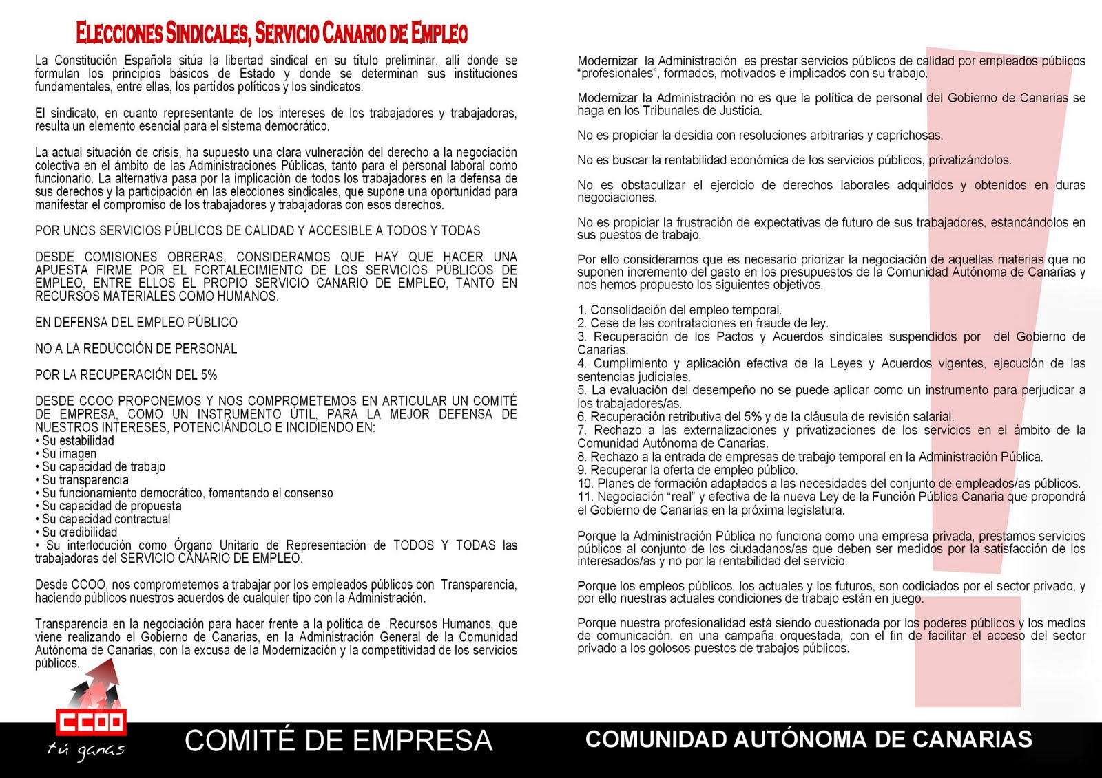 Do not miss. PARTICIPATE!