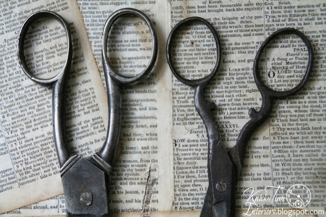 Antique Scissors Antique Scissors with patina via KnickofTimeInteriors.blogspot.com