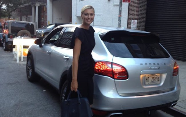 Maria Sharapova Porshe event