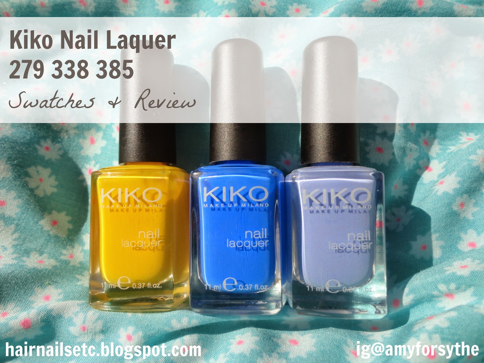 Hair • Nails • Etc UK Nail & Beauty Blog Kiko Nail Laquer 279