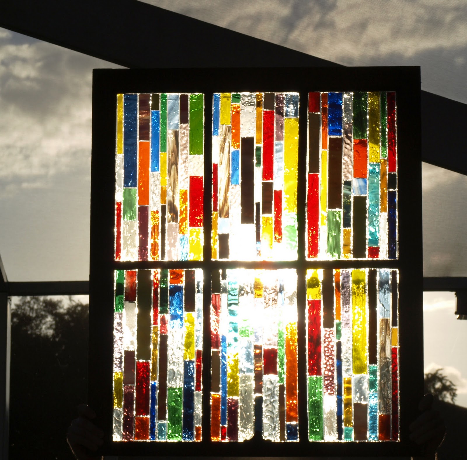 [ARTful] Salvage New stained glass mosaic windows UPDATE!