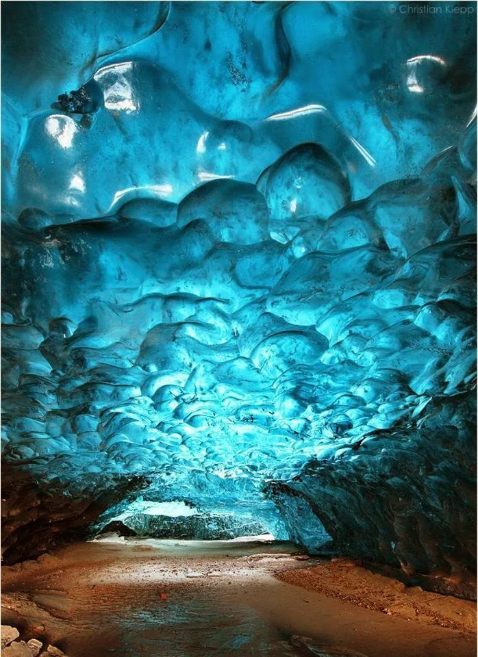  an ice cave