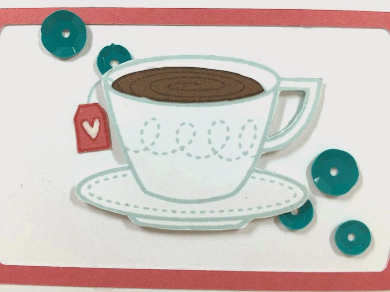 Cricut Cup of Tea card