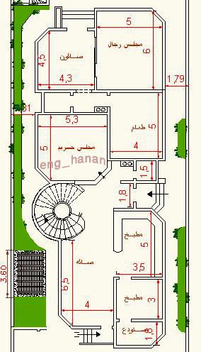 Awesome Arabic House Plans Details