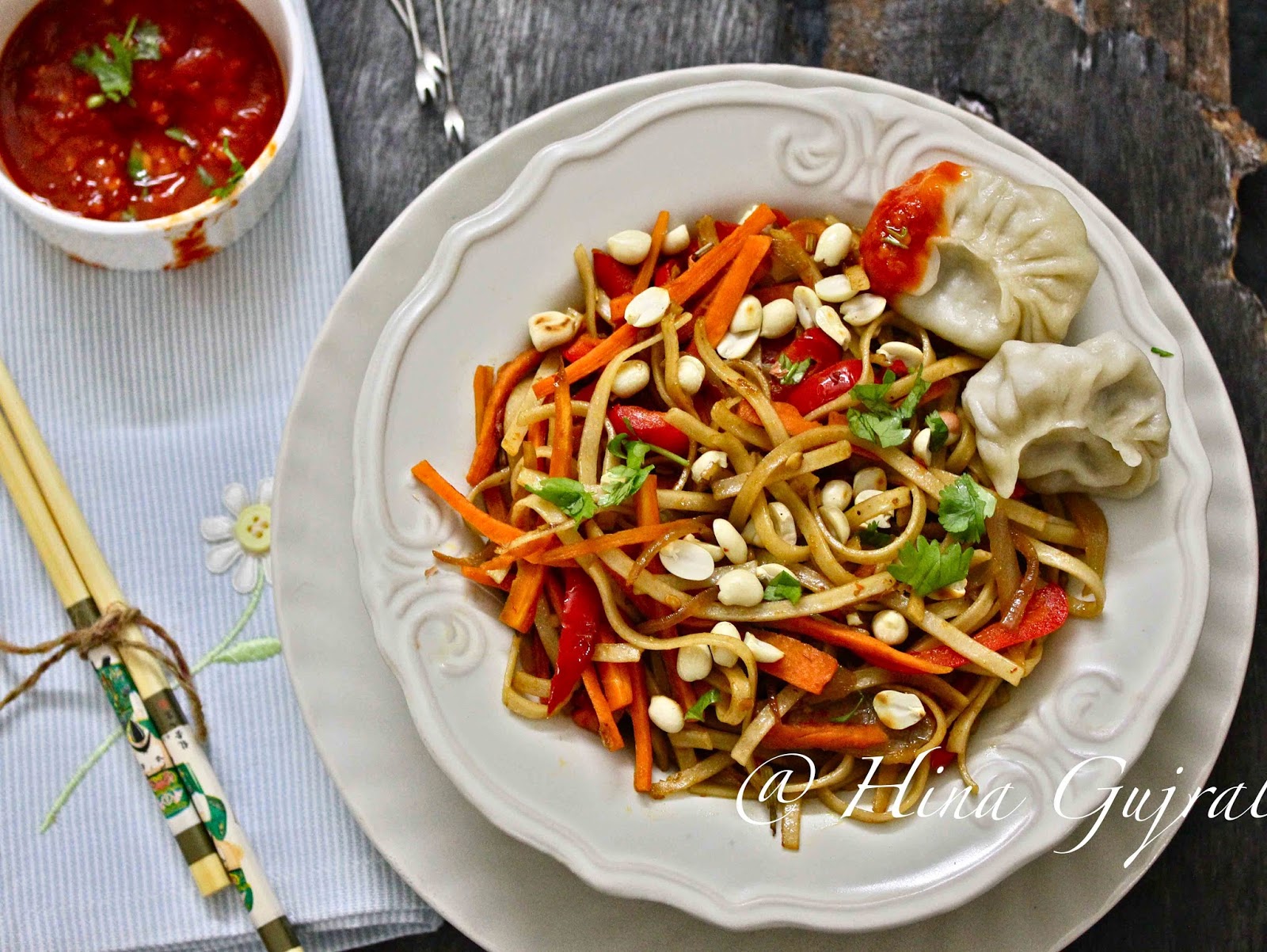 Pad Thai (Flat Noodles with Vegetables) Fun FOOD and Frolic