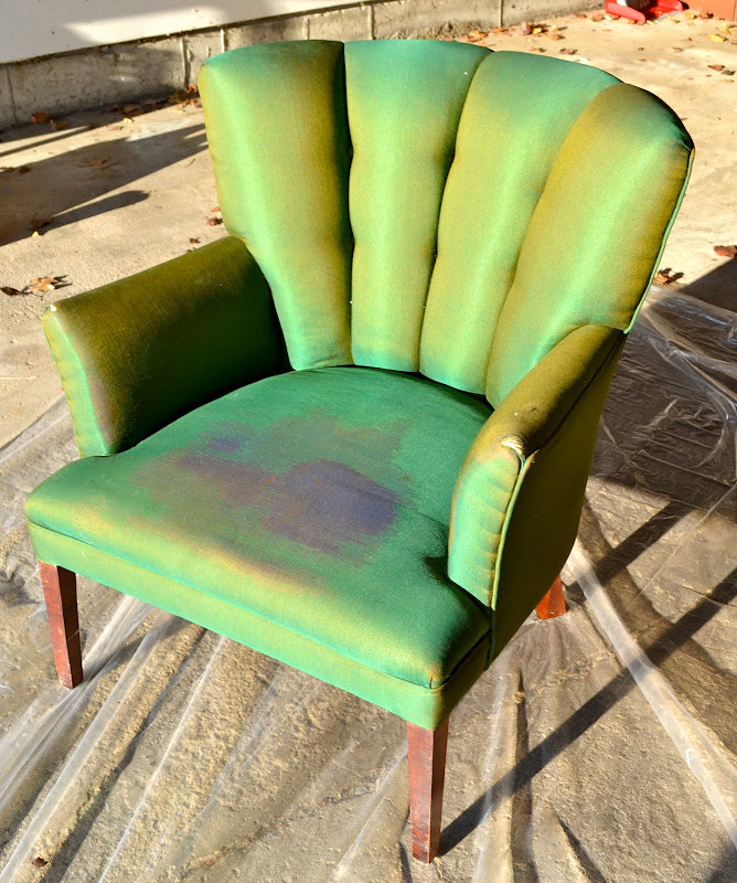 Little Pink Home How to Paint an Upholstered Chair