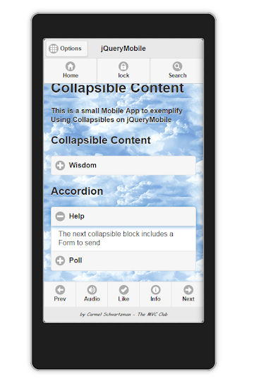 Accordion and Nested Collapsibles For Android and BlackBerry        