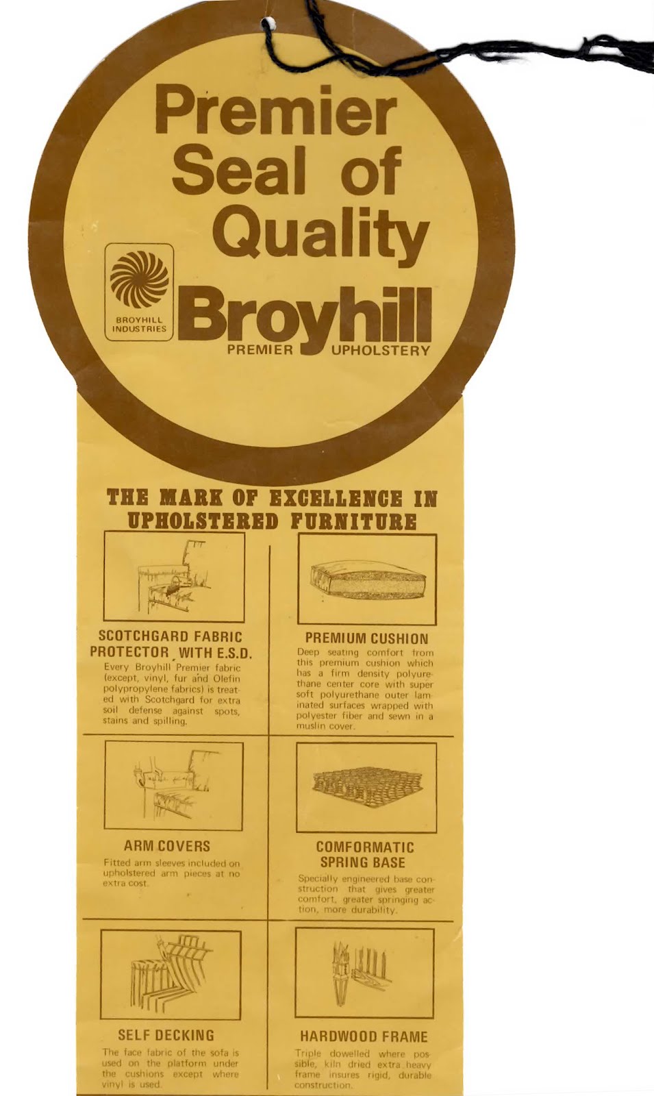 Mad for MidCentury Broyhill Premier Seal of Quality