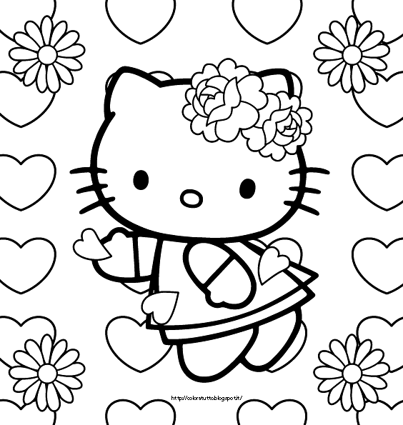 Disegni Da Colorare Di Natale Con Hello Kitty.Coloratutto Hello Kitty Disegno Da Colorare N 19
